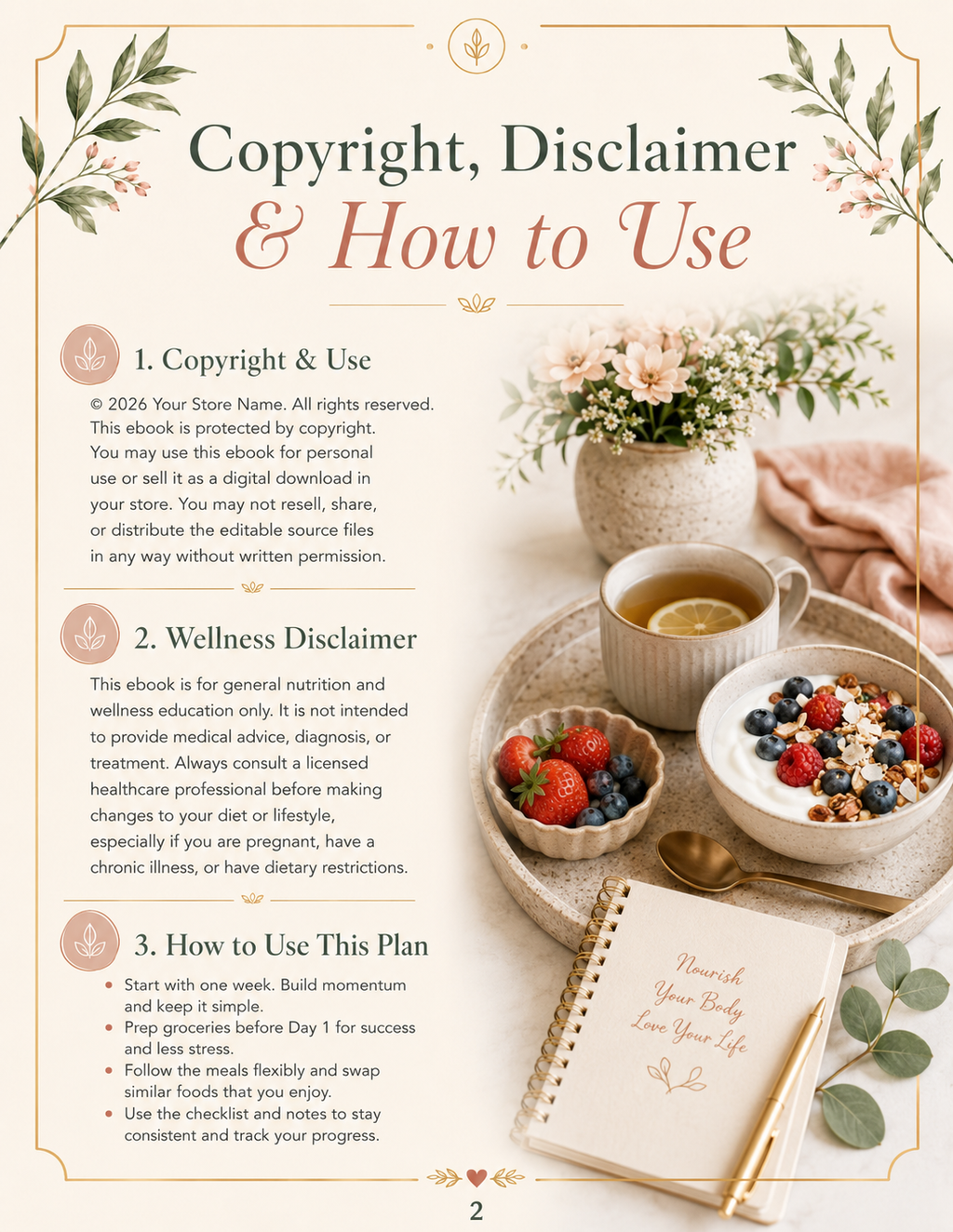 Women's Complete Wellness Digital Bundle preview page 12
