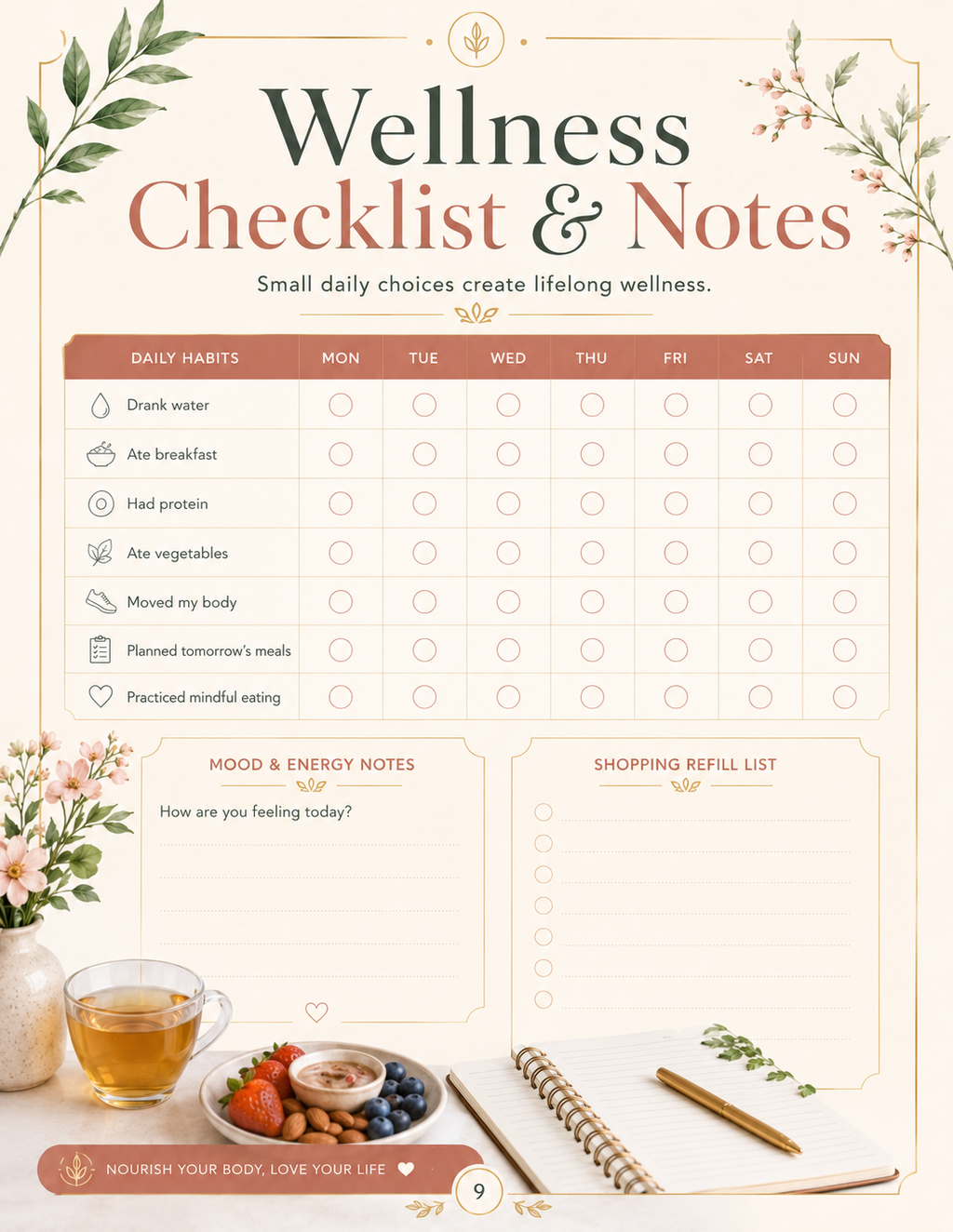 Women's Complete Wellness Digital Bundle preview page 19