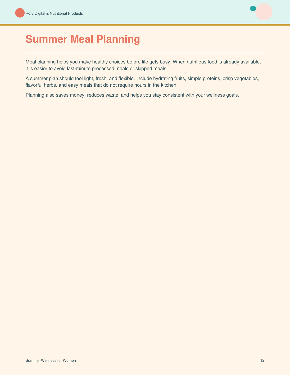 Summer Wellness for Women — page 12
