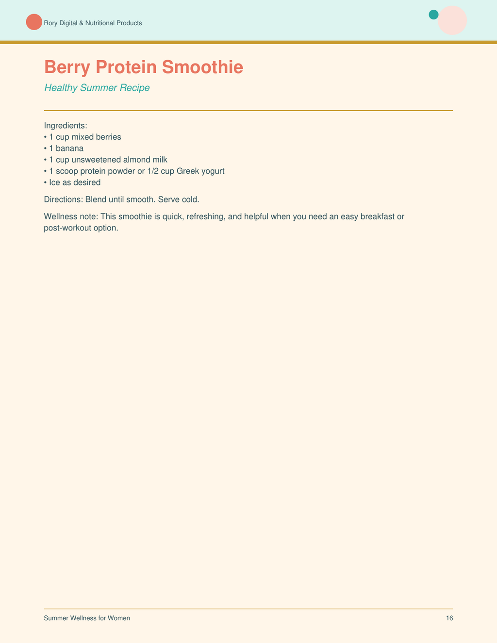 Summer Wellness for Women — page 16