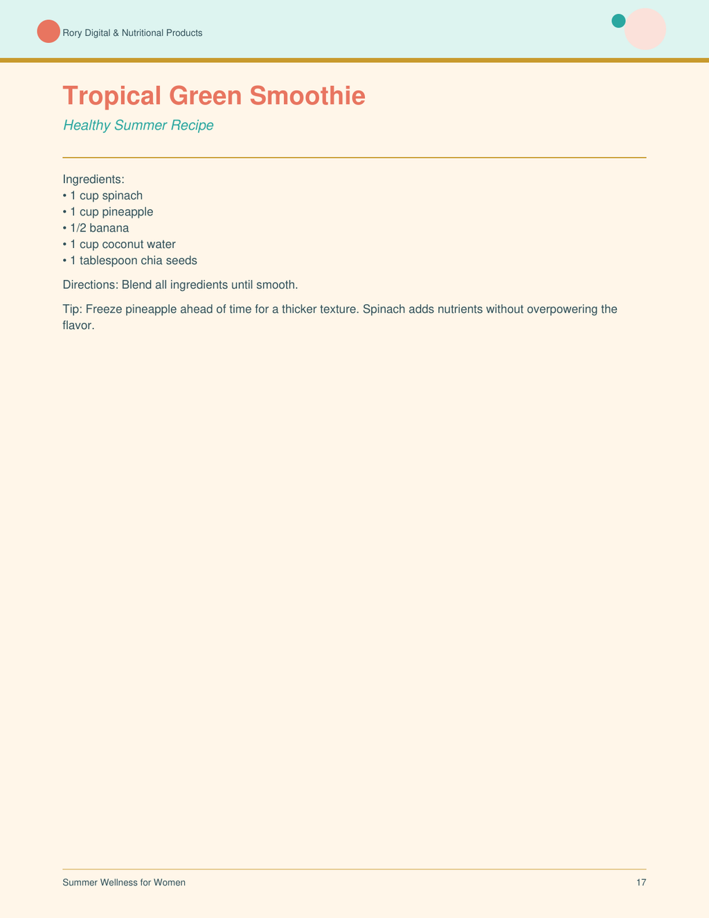 Summer Wellness for Women — page 17