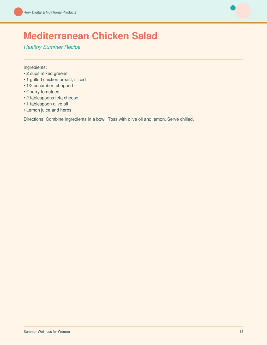 Summer Wellness for Women — page 18