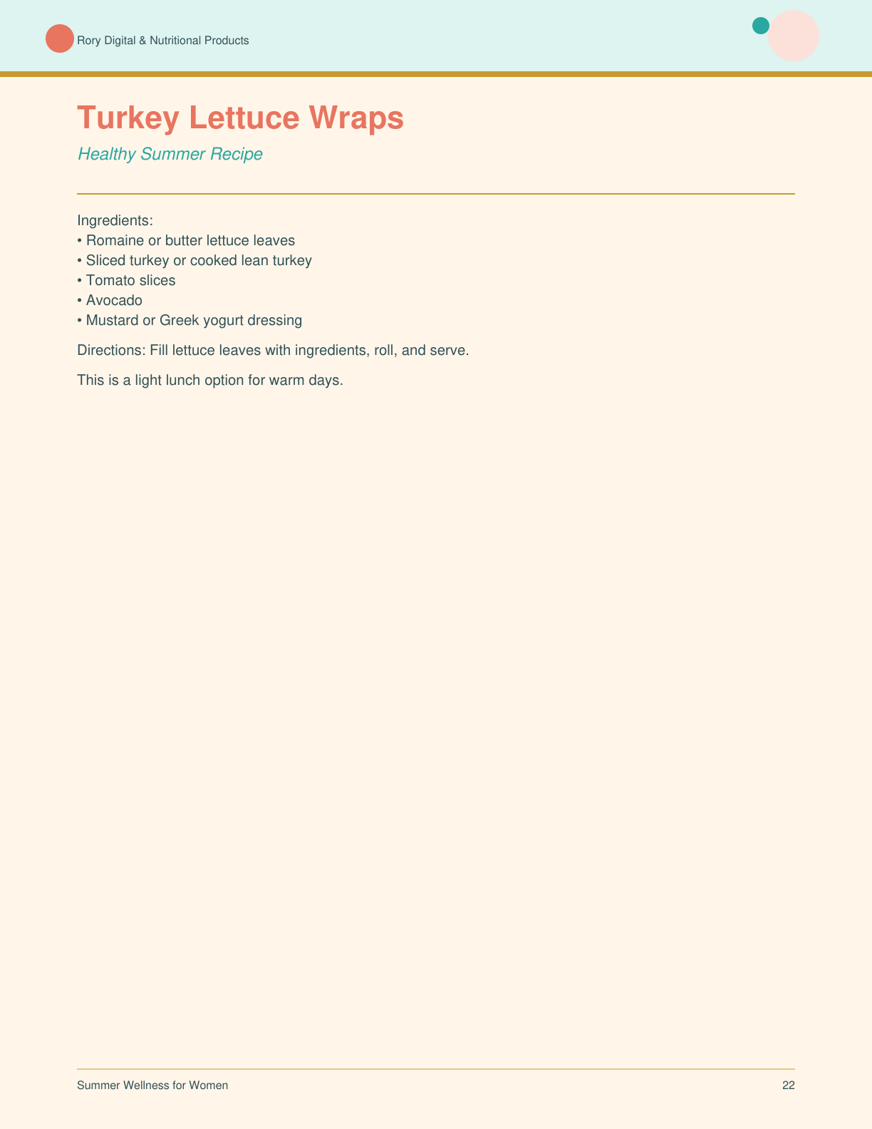 Summer Wellness for Women — page 22