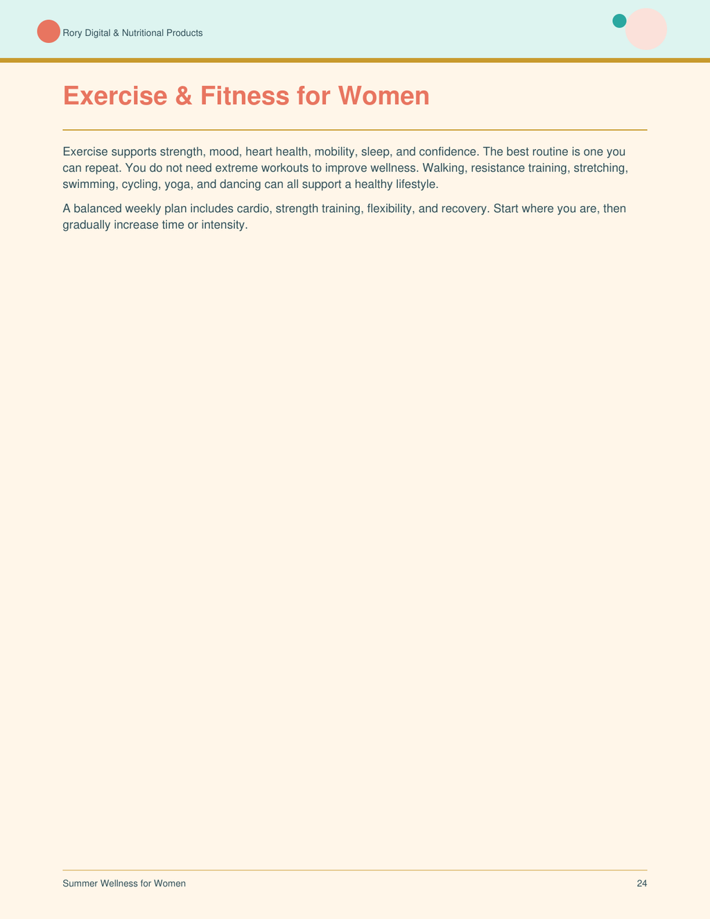 Summer Wellness for Women — page 24