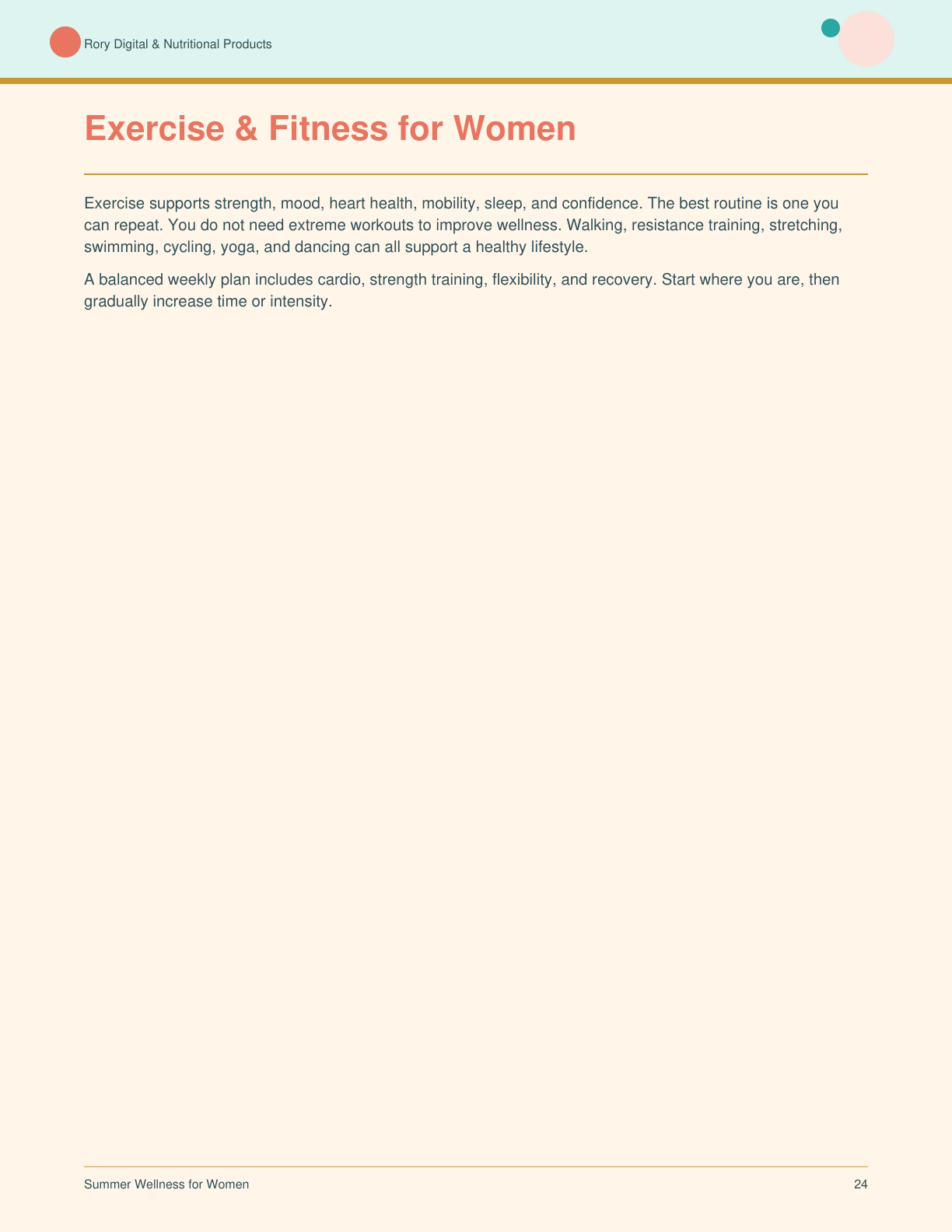 Summer Wellness for Women — page 24