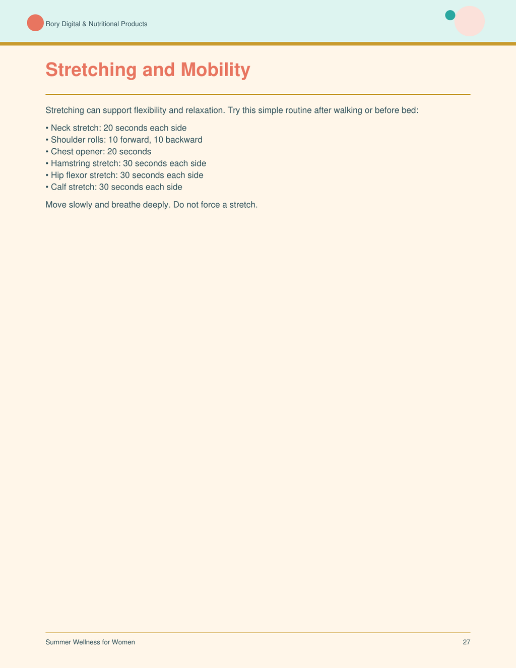 Summer Wellness for Women — page 27