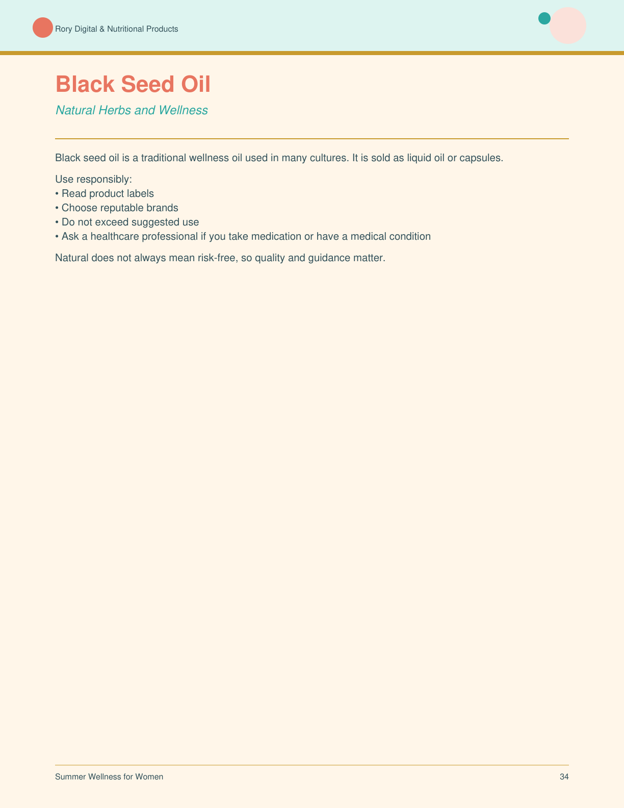 Summer Wellness for Women — page 34