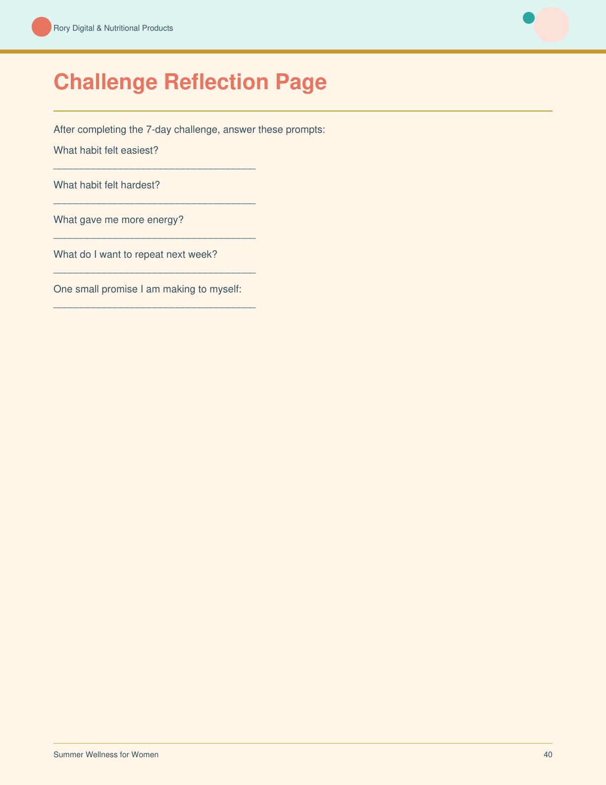Summer Wellness for Women — page 40