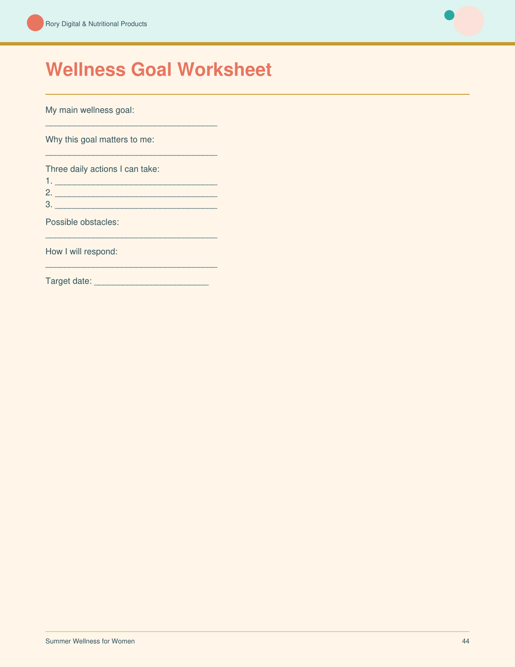 Summer Wellness for Women — page 44