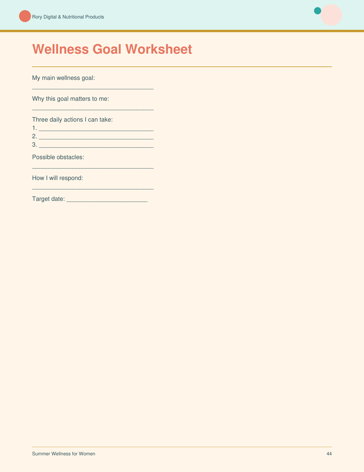 Summer Wellness for Women — page 44